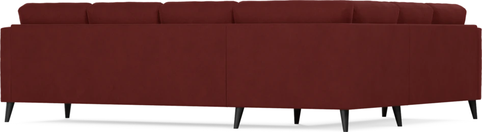 Eden - Hörnsoffa, 2+3-sits - Röd