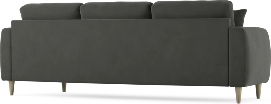 Eden - 3-sits soffa svängd - Grå