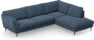 Madison Lux - 3-sits soffa med divan höger - Blå