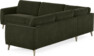 Bridge - Hörnsoffa, 3+2-sits - Grön