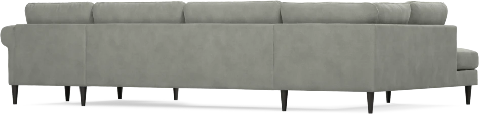 Bridge - 3-sits soffa med divan vänster och schäslong höger - Grå