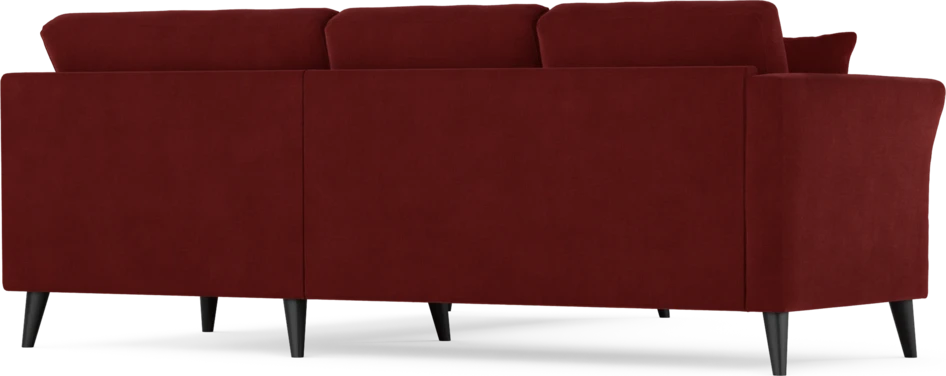 Eden - Hörnsoffa, 2+2-sits - Röd