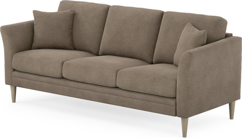 Eden - 3-sits soffa - Brun