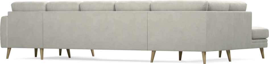 Eden - 3-sits soffa med divan vänster och schäslong höger - Grå