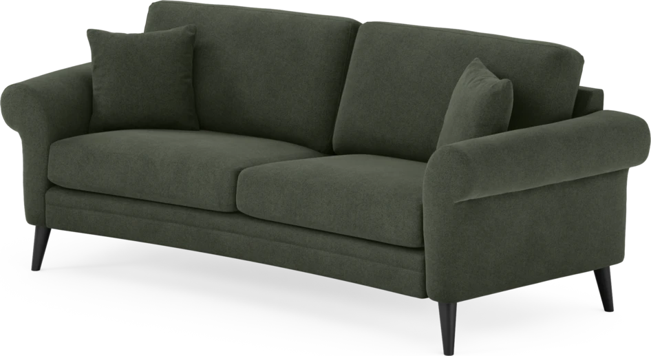 Eden - 2,5-sits soffa svängd - Grön