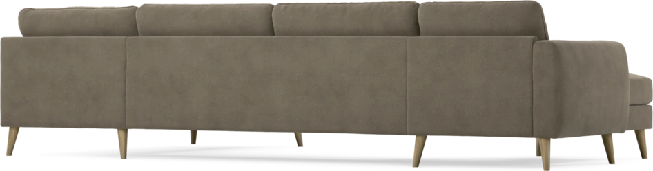 Bridge - 3-sits soffa med schäslong vänster och divan höger - Beige