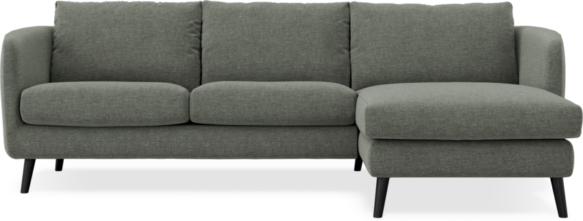 Madison Lux - 2-sits soffa med schäslong höger - Grå