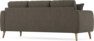Eden - 3-sits soffa - Brun