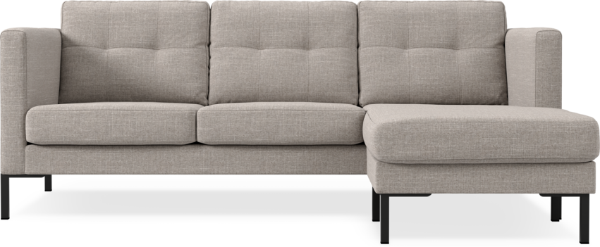 Rio - 3-sits soffa med schäslong höger - Beige