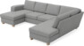 Friday - 3-sits soffa med schäslong vänster och divan höger - Grå