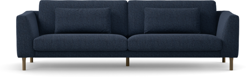 Willow - 4-sits soffa, fast klädsel - Blå