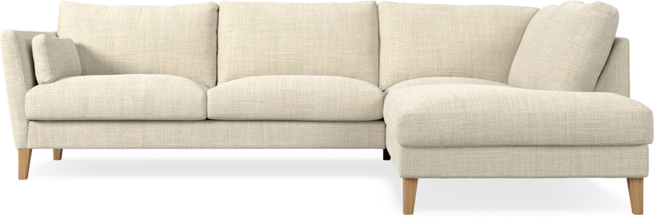 Winston - 3-sits soffa med divan höger - Beige