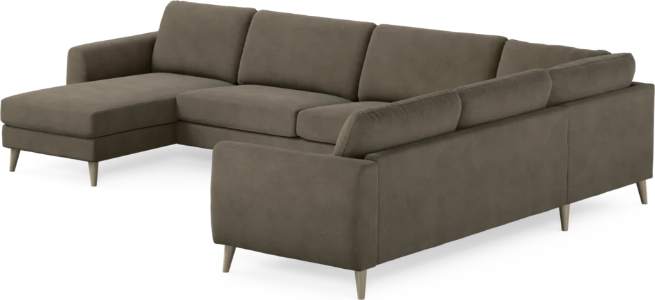 Bridge - Hörnsoffa, 3+2-sits med schäslong vänster - Beige