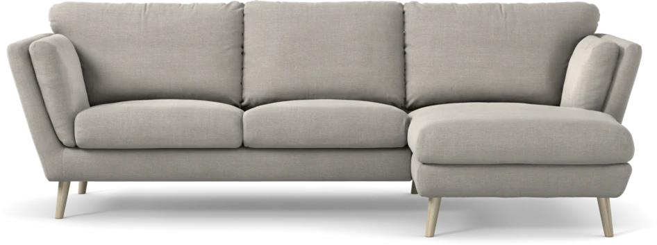 Madison Lux - 2-sits soffa med schäslong höger - Grå