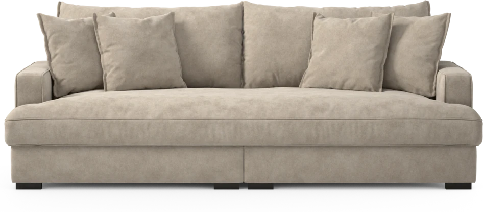 Rossi - 3-sits soffa, hel dyna - Beige