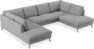 Madison Lux - 2-sits soffa med divan vänster och höger - Vit
