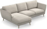 Madison Lux - 2-sits soffa med schäslong vänster - Beige