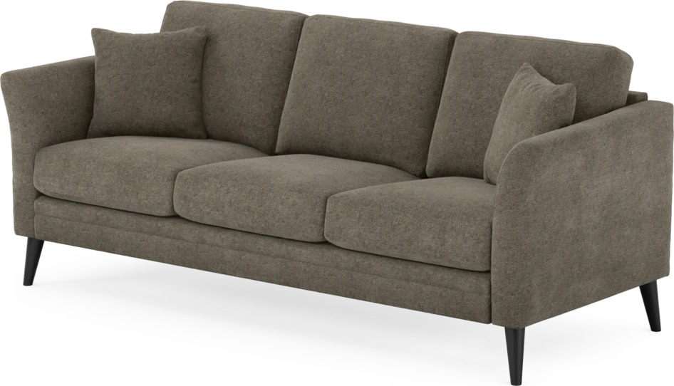 Eden - 3-sits soffa - Brun
