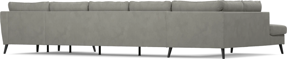 County - 4-sits soffa med divan vänster och schäslong höger - Grå