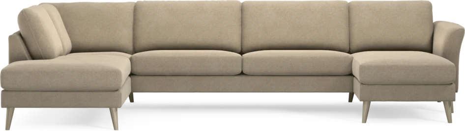Bridge - 3-sits soffa med divan vänster och schäslong höger - Beige