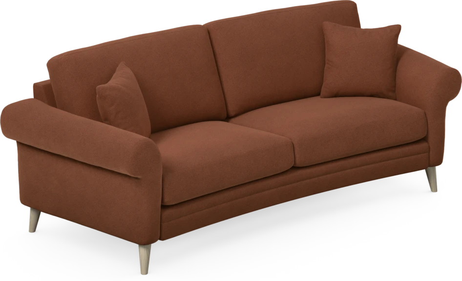 Eden - 2,5-sits soffa svängd - Orange