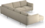 Madison Lux - Hörnsoffa med schäslong vänster - Beige