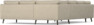 Madison Lux - Hörnsoffa med schäslong vänster - Beige
