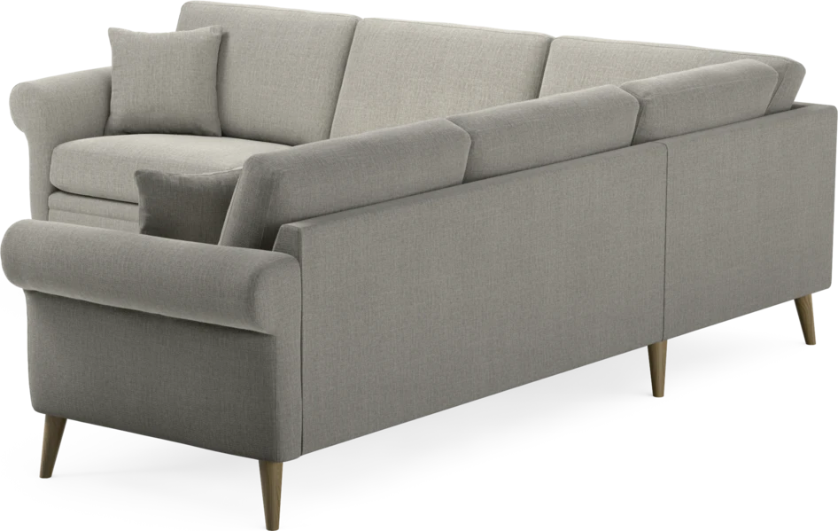 Eden - Hörnsoffa, 2,5+2,5-sits - Grå