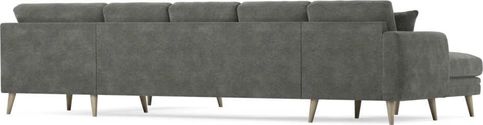 Eden - 3-sits soffa med schäslong vänster och divan höger - Grå