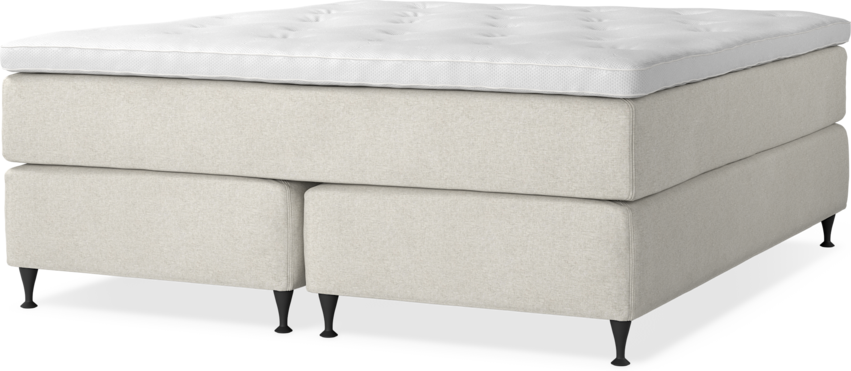 Delux Dream - Kontinentalsäng, dubbelsäng med bäddmadrass - Beige