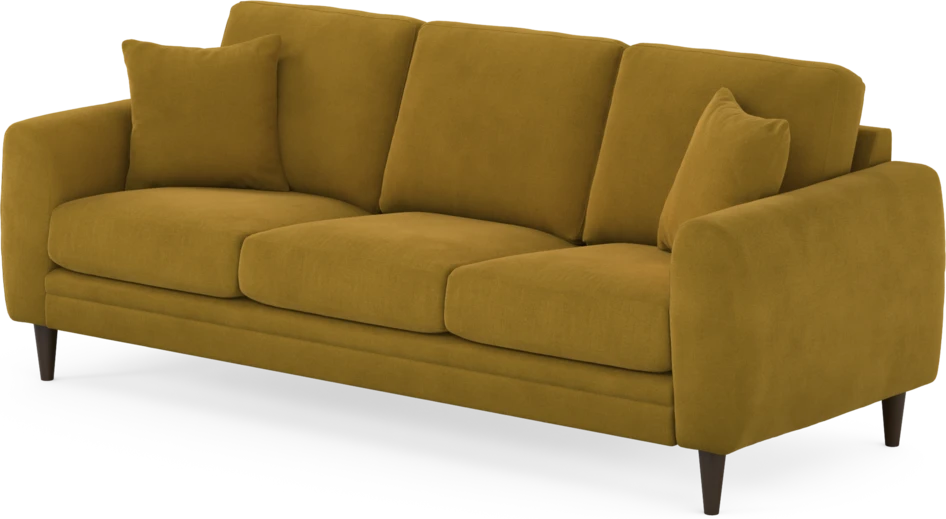 Eden - 3-sits soffa - Gul