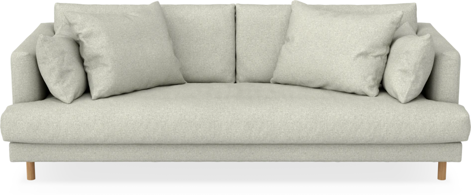 Harper - 3-sits soffa, hel dyna - Beige