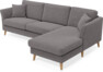 Eden - 2,5-sits soffa med schäslong - Grå