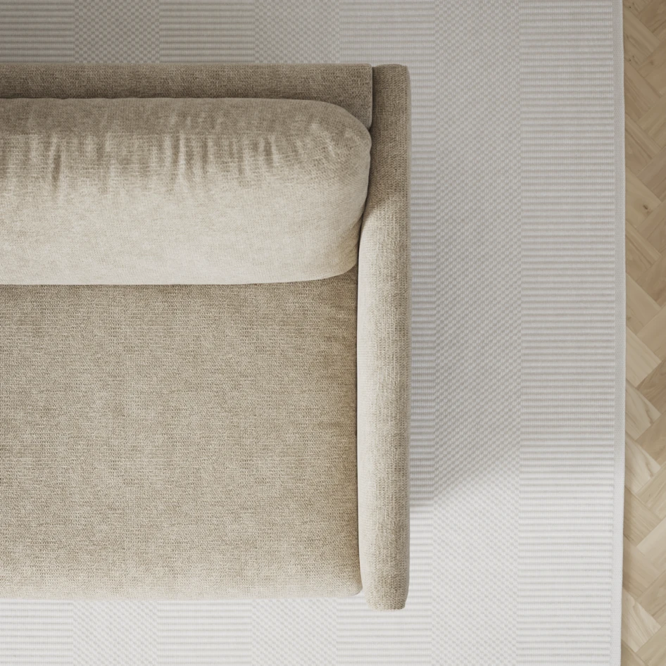 Madison Lux - Hörnsoffa med schäslong vänster - Beige