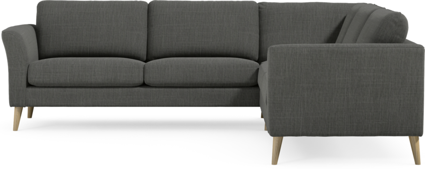 Bridge - Hörnsoffa, 2+2-sits - Grå