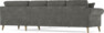 Eden - Hörnsoffa, 3+3-sits - Grå