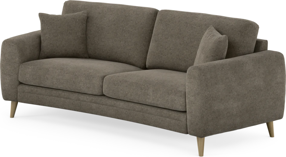 Eden - 2,5-sits soffa svängd - Brun