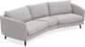 Madison - 3-sits soffa svängd, 90 cm - Grå