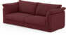 Cherrie - 3-sits soffa med kappa - Röd