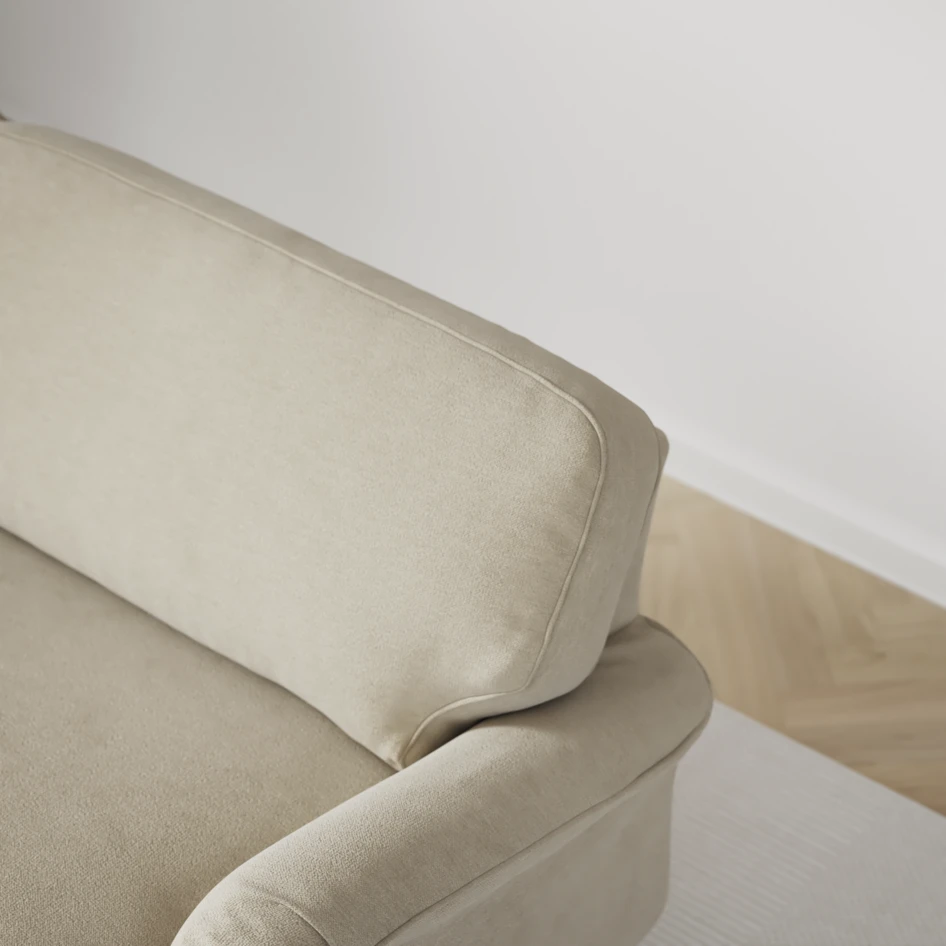 Oxford - 3-sits soffa svängd - Beige