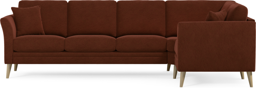 Eden - Hörnsoffa, 3+1-sits - Orange