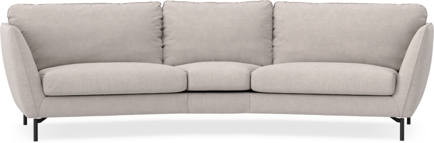 Madison - 3-sits soffa svängd, 90 cm - Grå