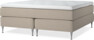 Delux Exclusive - Kontinentalsäng, dubbelsäng med bäddmadrass - Beige