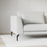 Willow - 3-sits soffa med divan vänster, fast klädsel - Vit