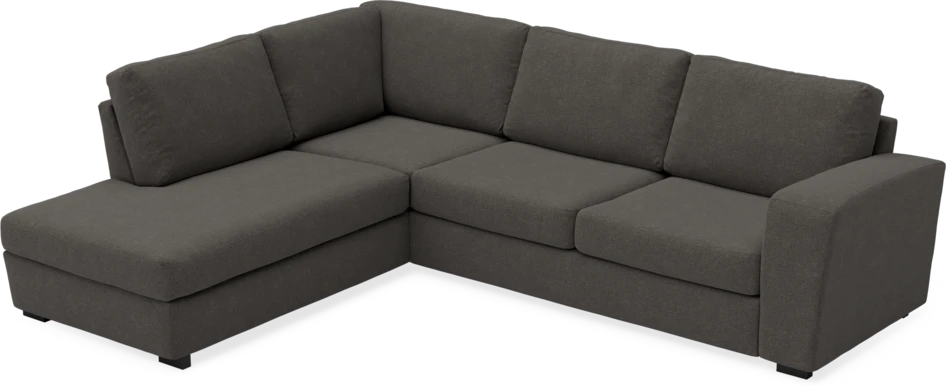 Friday - 2,5-sits soffa med divan vänster - Grå
