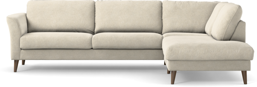 Bridge - 3-sits soffa med divan höger - Beige