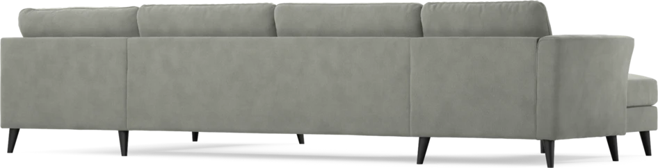 Bridge - 3-sits soffa med schäslong vänster och divan höger - Grå