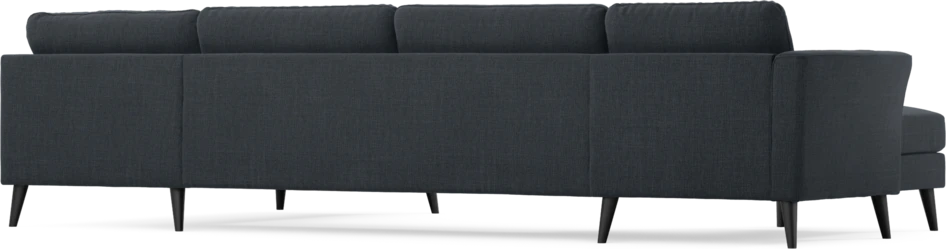 Bridge - 3-sits soffa med schäslong vänster och divan höger - Blå