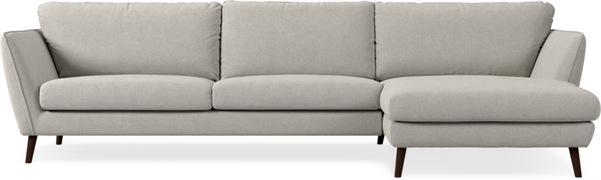 Madison Lux - 3-sits soffa med schäslong höger - Grå