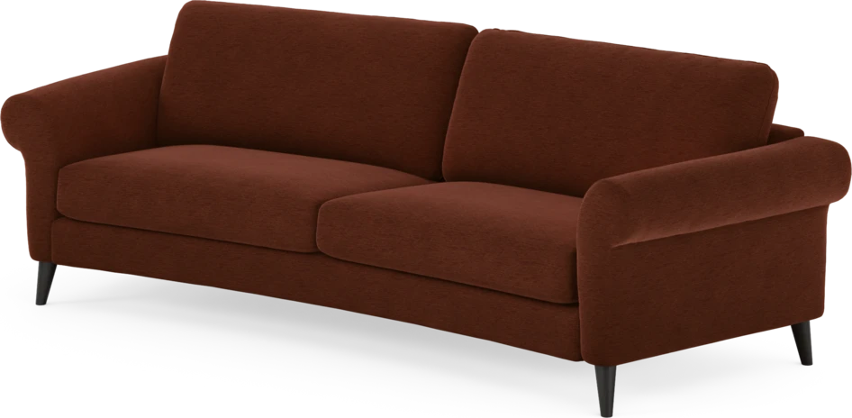 Bridge - 3-sits soffa svängd - Orange